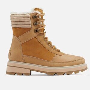 EUC Women's Sorel Lennox Lace Cozy STKD Waterproof Boot